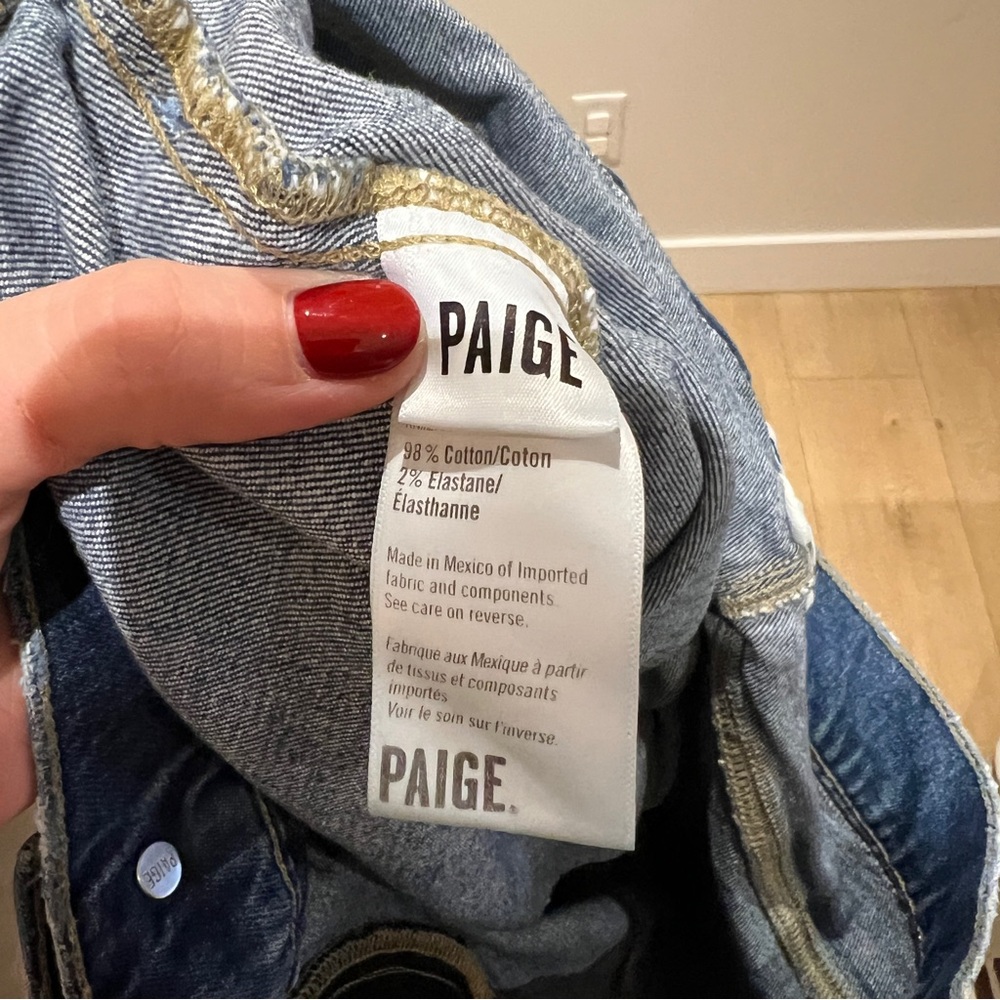 PAIGE Sasha Wide Leg Maternity Jeans - Picture 6 of 10